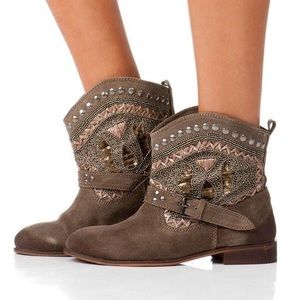 naughty monkey studded boots